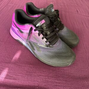 Reebok Women's Black and Purple nano